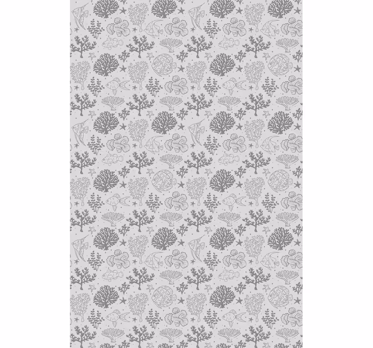 Ocean Life Patterns animal blind - TenStickers