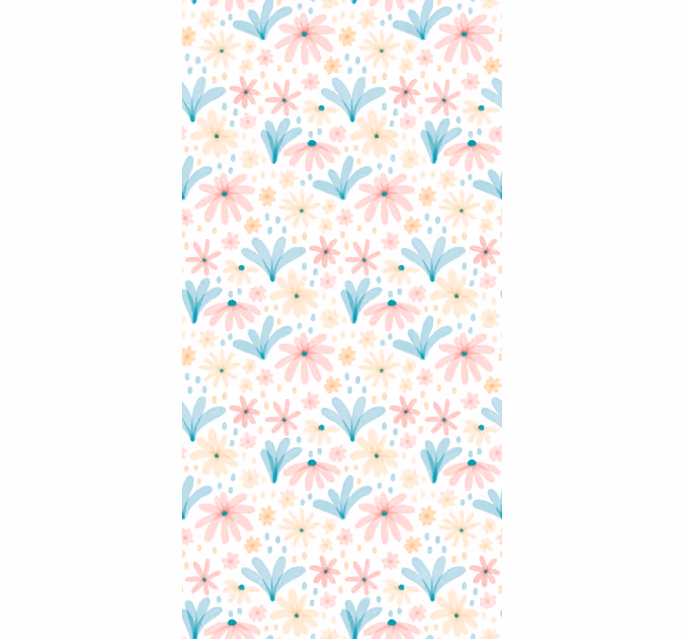 Floral Daisies Pattern blind flowers - TenStickers