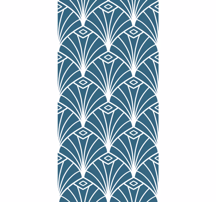 Stylish fan patterns modern blind - TenStickers
