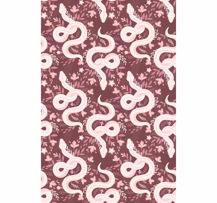 Coiling Serpents Floral more animal blind - TenStickers