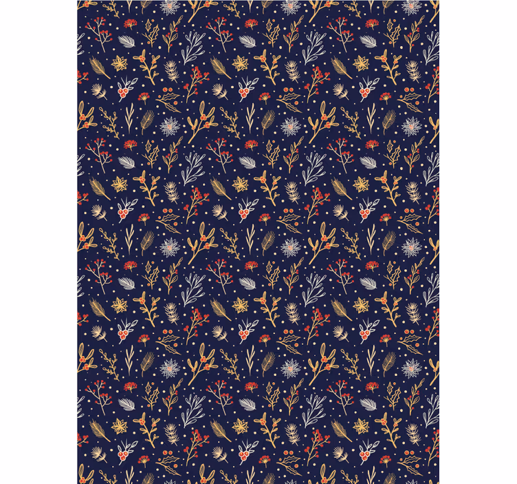 Floral Nature Pattern blind flowers - TenStickers