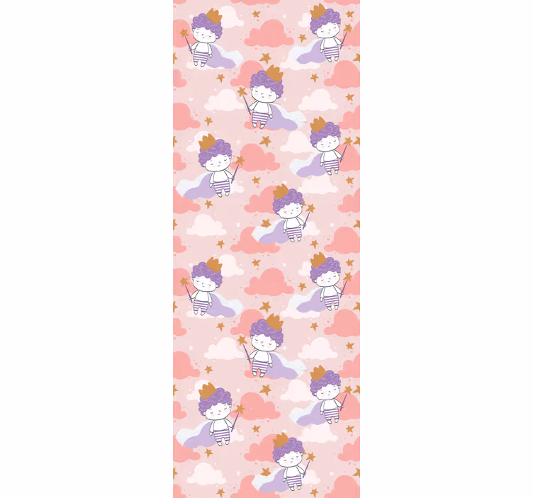 Cuddly princesses and clouds blind kids - TenStickers