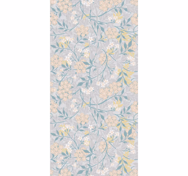 Subtle Botanical Arrangement blind flowers - TenStickers