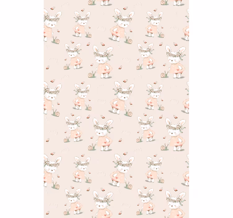 Cute Bunny Characters animal blind - TenStickers