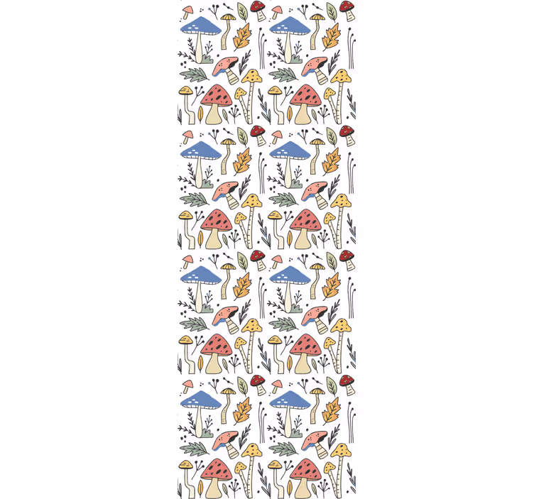 Fungi and Flora blind flowers - TenStickers