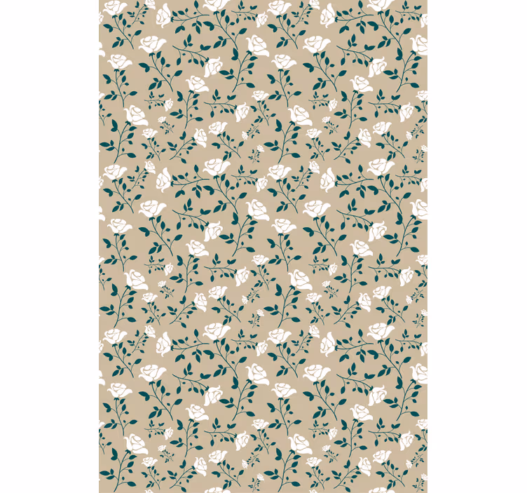 Gentle Botanical Motifs blind flowers - TenStickers