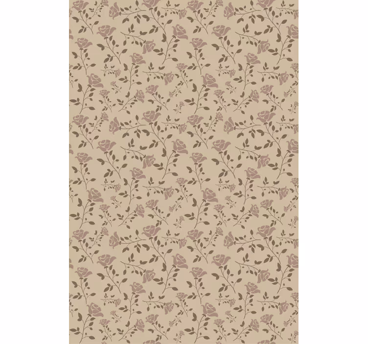 Subtle Botanical Features floral blind - TenStickers