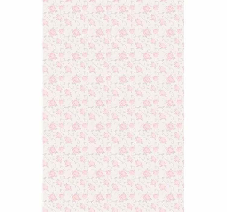 Delicate Pink Roses floral blind - TenStickers