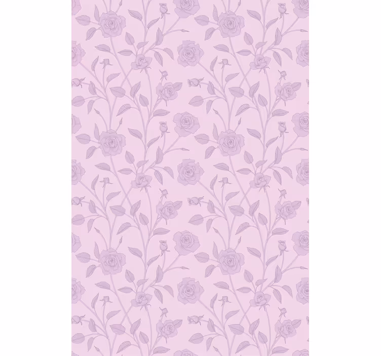 Rose Floral Pattern blind flowers - TenStickers