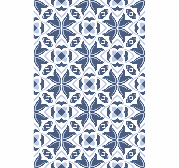 Complex tile theme blinds in a kitchen - TenStickers
