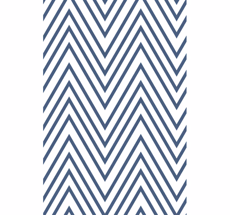 Pattern roller blind zigzag lines design - TenStickers