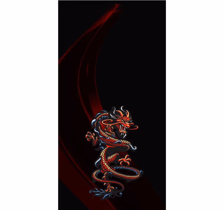 Asian Mythical Creature animal blind - TenStickers