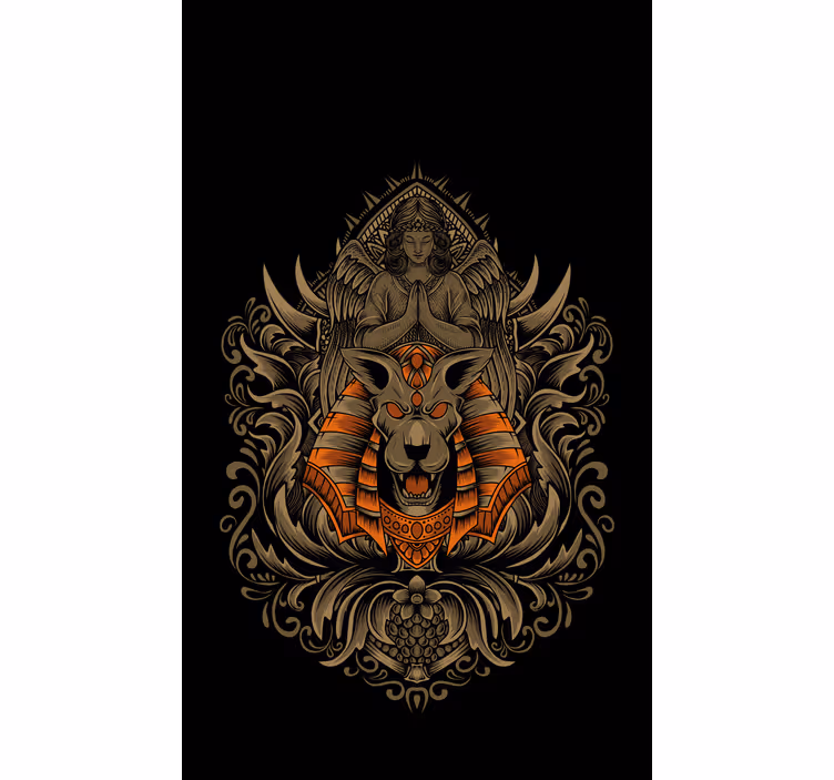Lion Head Design other blind - TenStickers