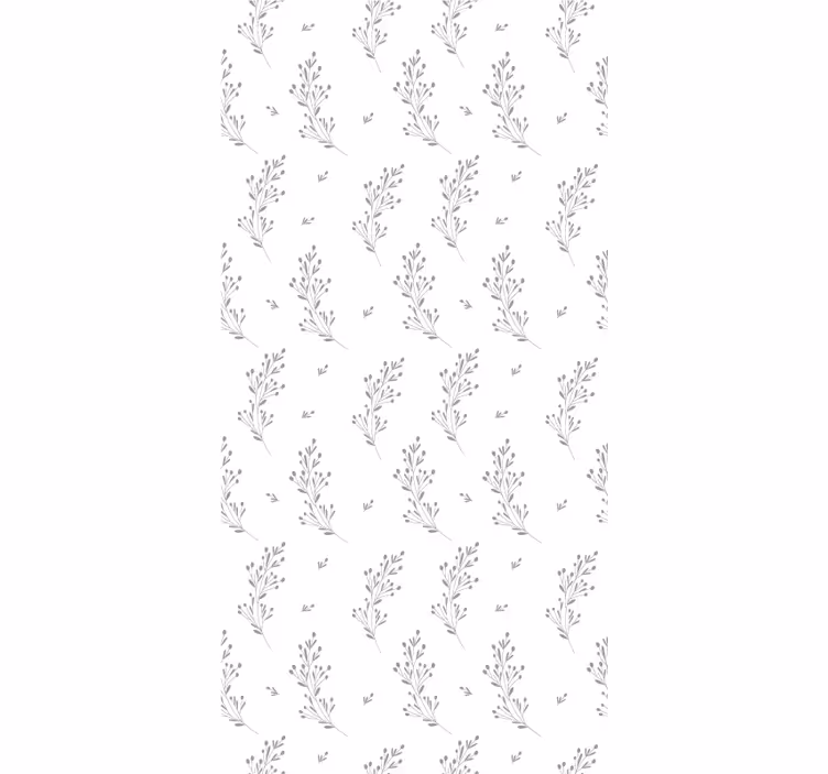 Subtle blossom motif floral blind - TenStickers