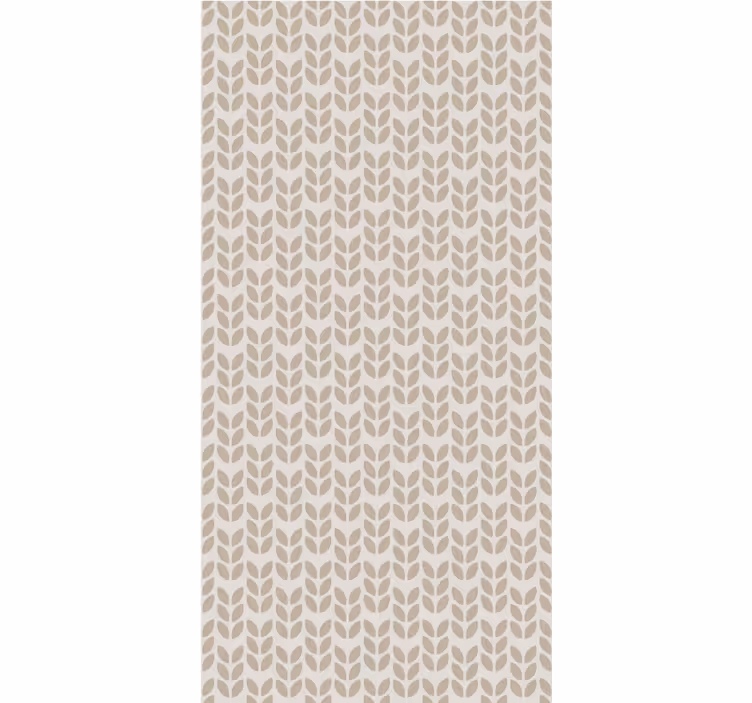 Blind flowers leaf pattern design - TenStickers