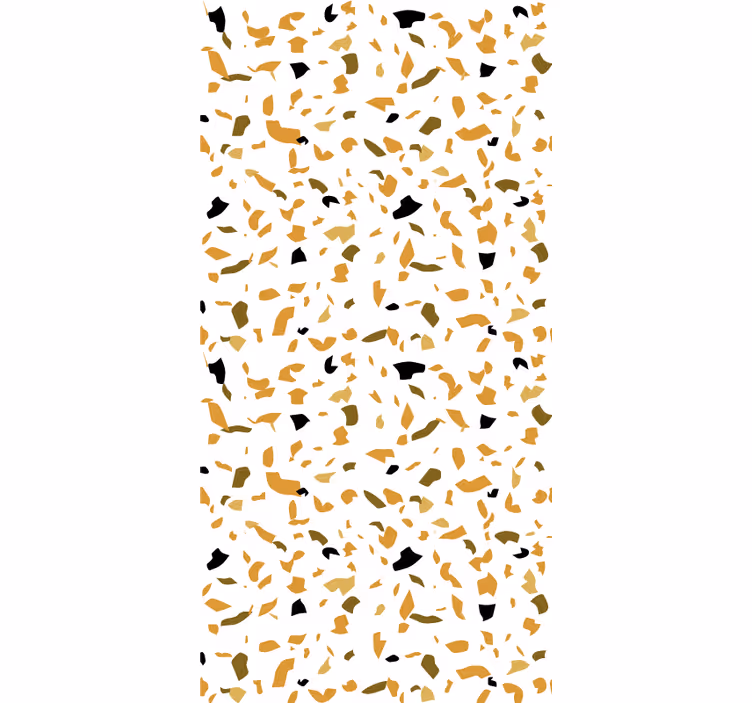 Brown and beige terrazzo pattern roller blind - TenStickers