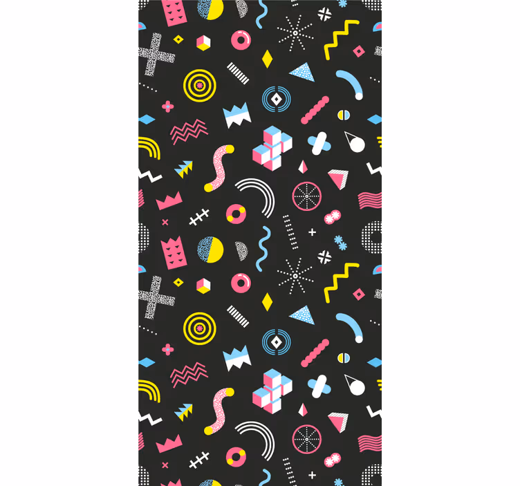 Geometric pop pattern blind original - TenStickers