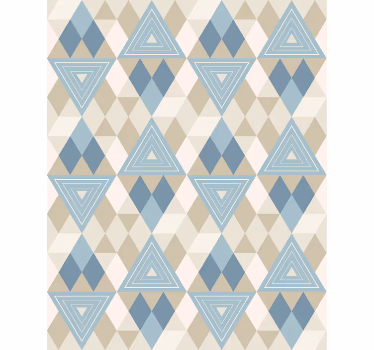 Geometric Triangles Pattern modern blind - TenStickers