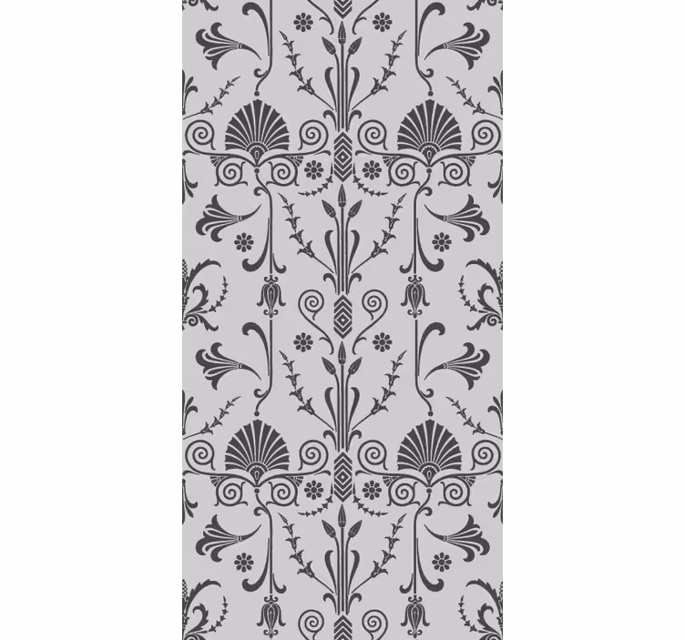 Graceful Botanical Arrangements floral blind - TenStickers
