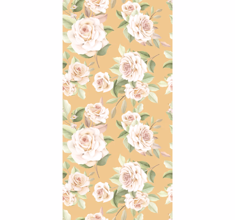 Blooming rose pattern blind flowers - TenStickers