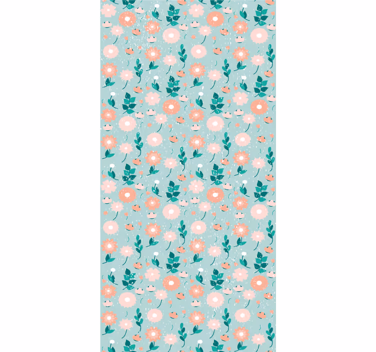 Peach-colored blossoms teenage blind - TenStickers