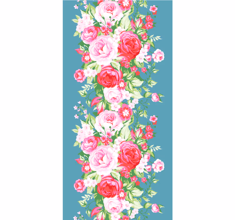 Roses and Blossoms floral blind - TenStickers