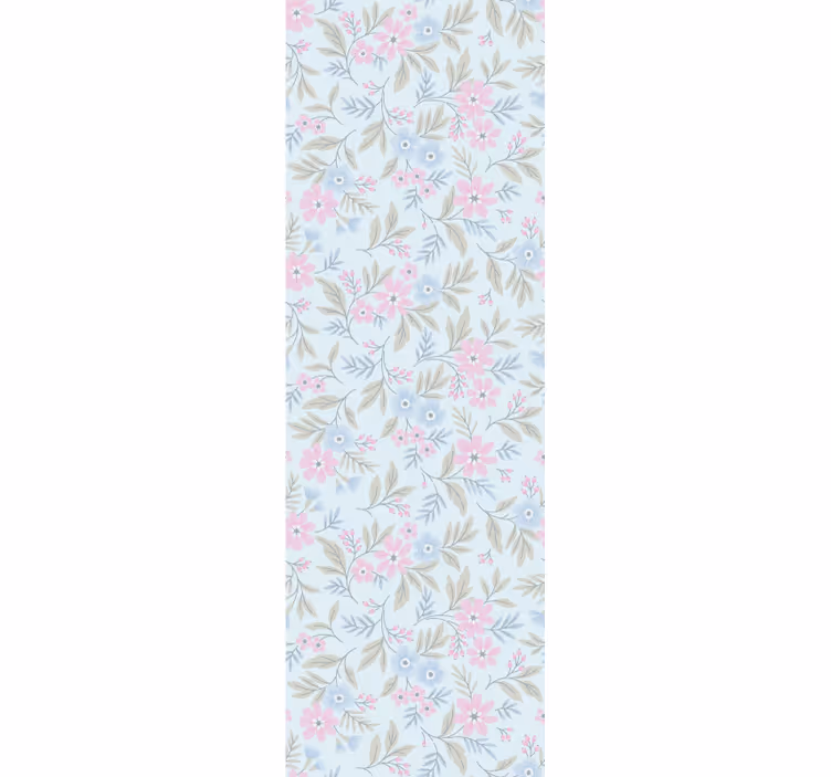 Subtle Botanical Motif blind flowers - TenStickers