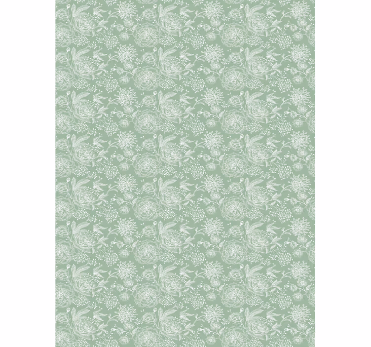 Delicate Plant Elements blind flowers - TenStickers
