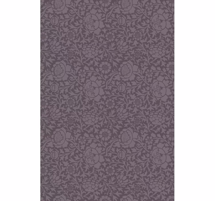 Elegant grey pattern floral blind - TenStickers
