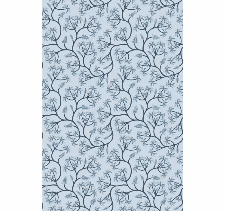 Elegant Botanical Pattern blind flowers - TenStickers