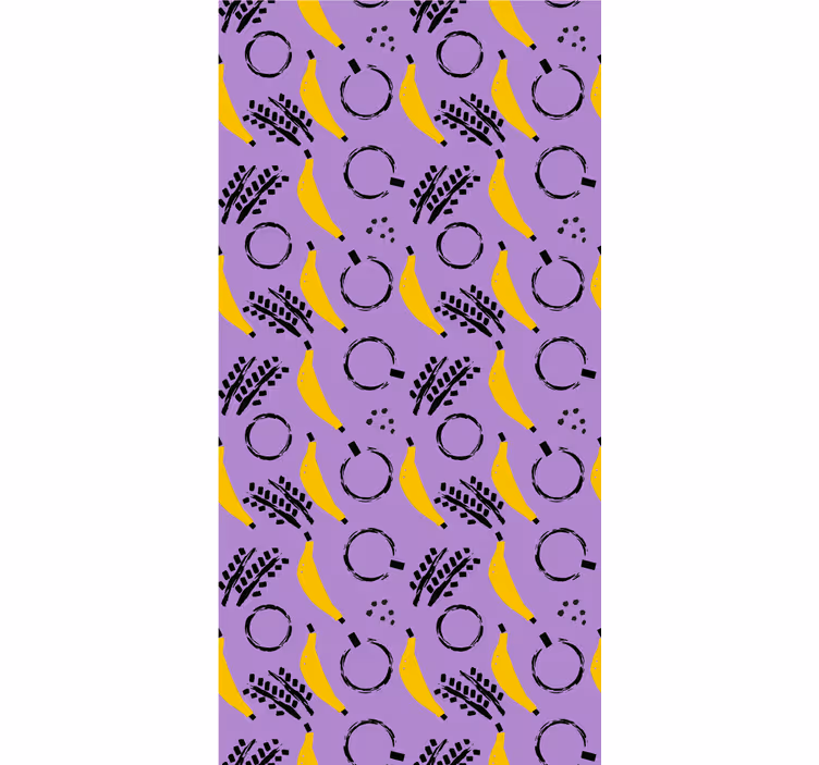 Banana Pattern Design blind fruit - TenStickers