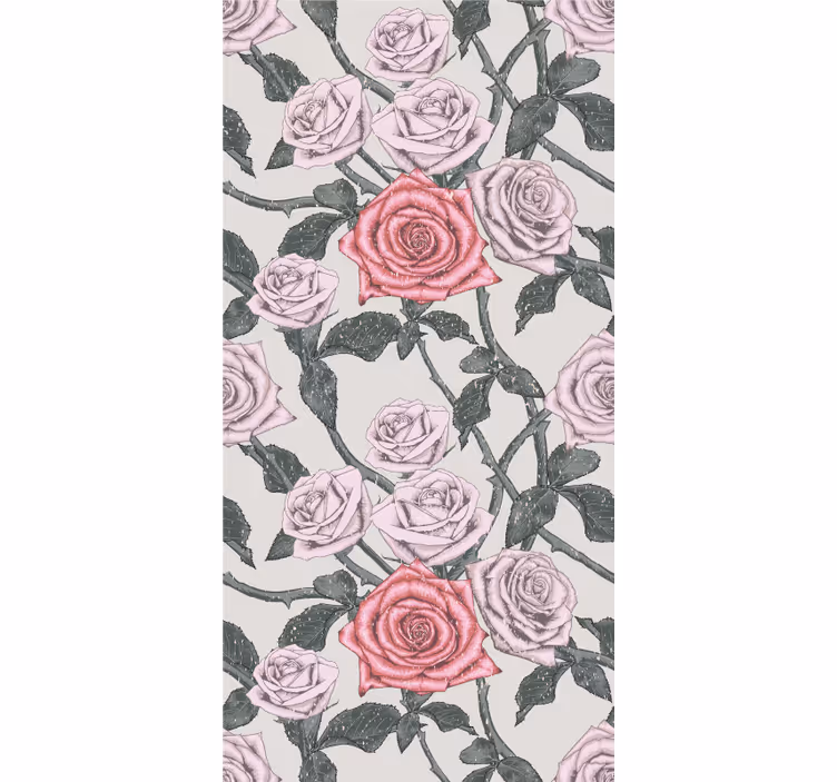 Elegant Rose Arrangement blind flowers - TenStickers