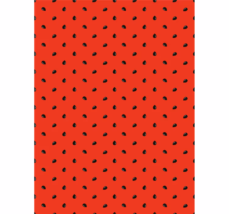 Red Strawberry Pattern blind fruit - TenStickers