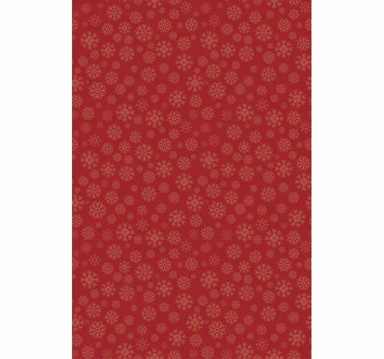Snowflake pattern blind red - TenStickers