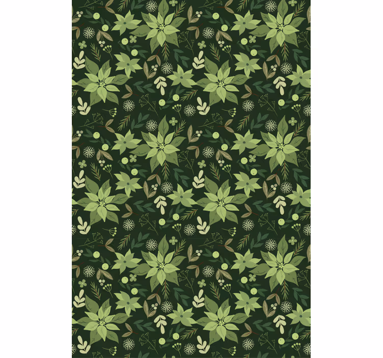 Lush Green Flora blind flowers - TenStickers