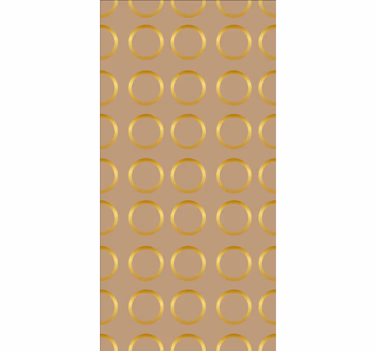 Geometric Circle Theme pattern roller blind - TenStickers