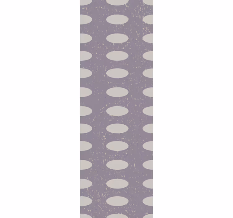 Soft Oval Patterns pattern roller blind - TenStickers