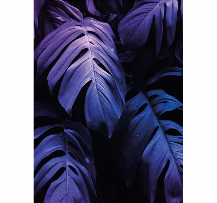 Monstera Deliciosa Foliage blind flowers - TenStickers