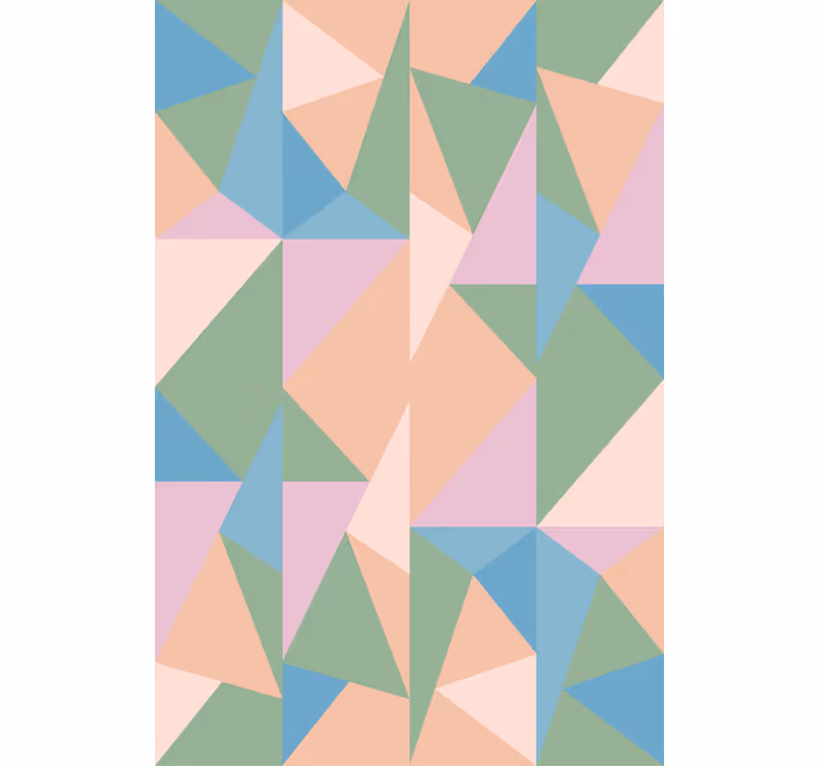 Abstract Soft Tones Figures modern blind - TenStickers