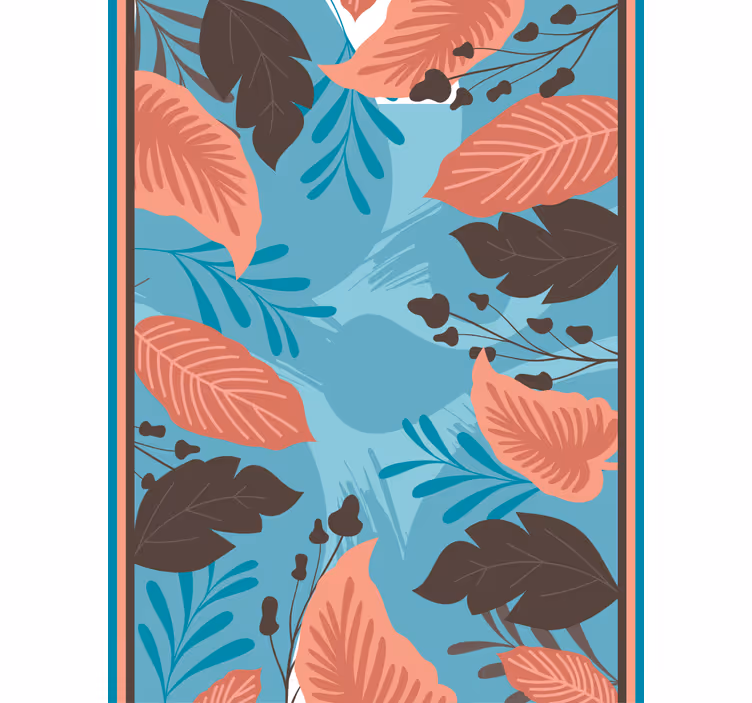 Leafy Floral Arrangement blind flowers - TenStickers