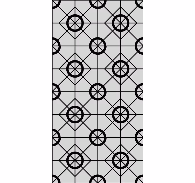 Geometric Circular Motif modern blind - TenStickers