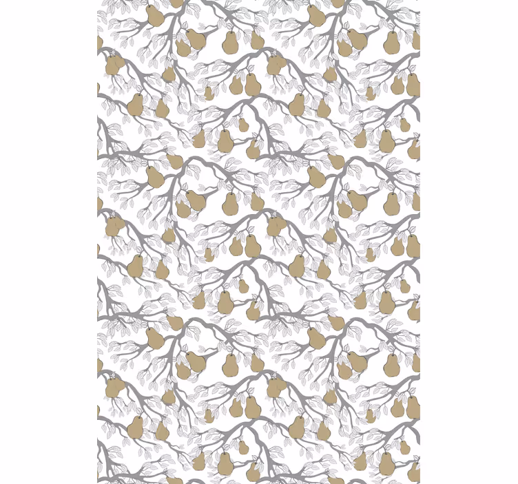Pears on Branches blind fruit - TenStickers