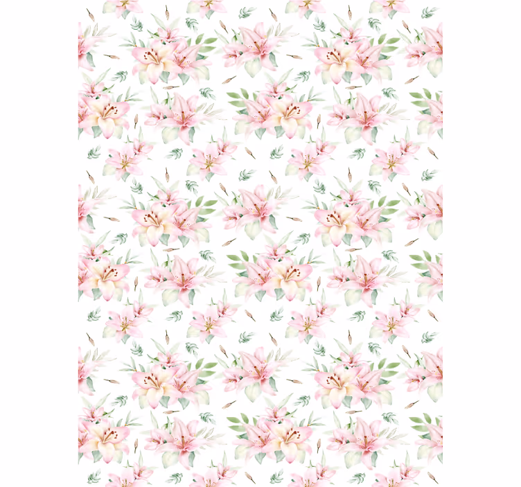 Lush Floral Patterns blind flowers - TenStickers