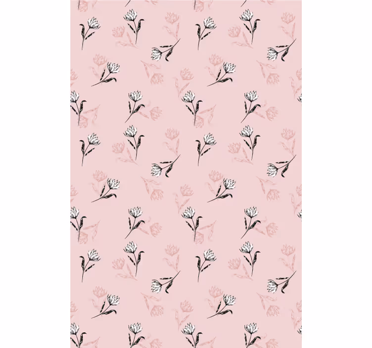 Gentle Blossom Motif blind flowers - TenStickers