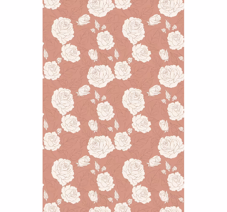 Delicate arrangement floral blind - TenStickers