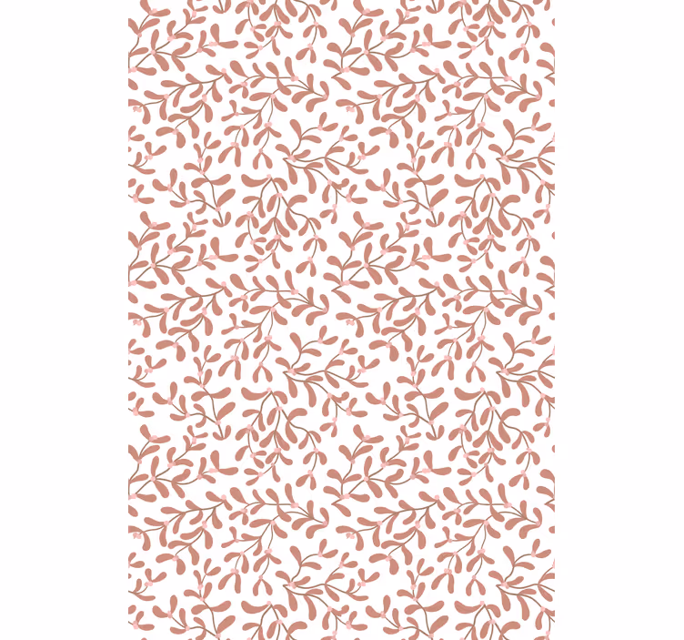 Subtle Leaf Motif blind flowers - TenStickers