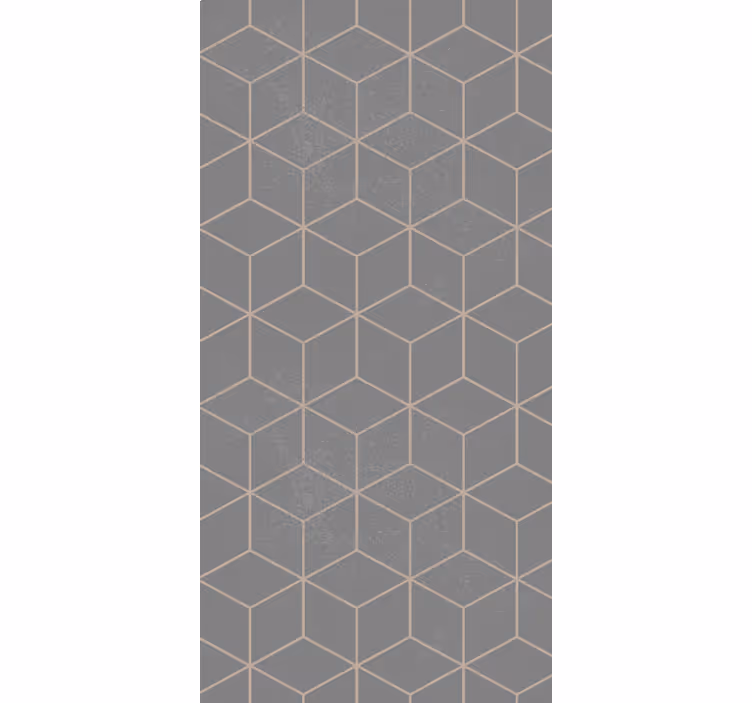 Geometric Grey Motif modern blind - TenStickers