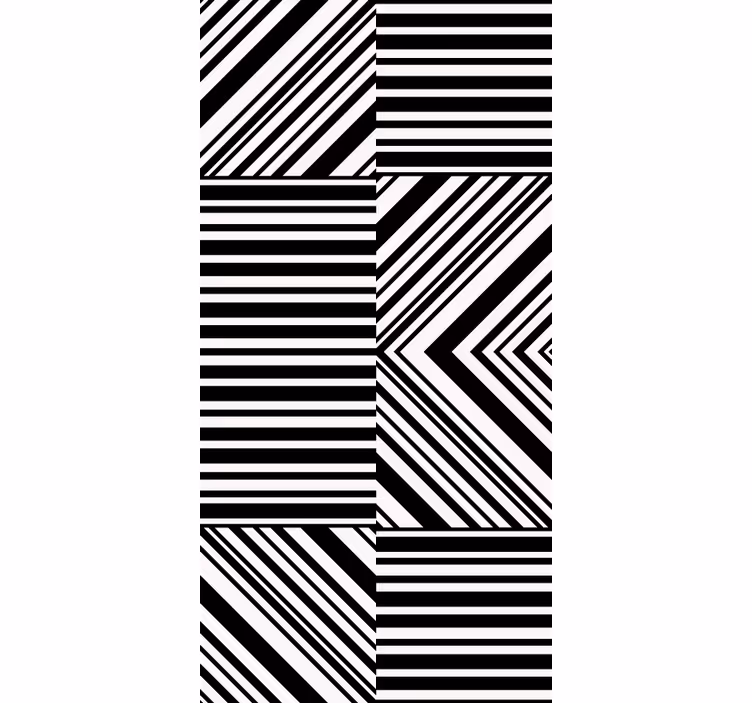 Linear Geometric Patterns pattern roller blind - TenStickers