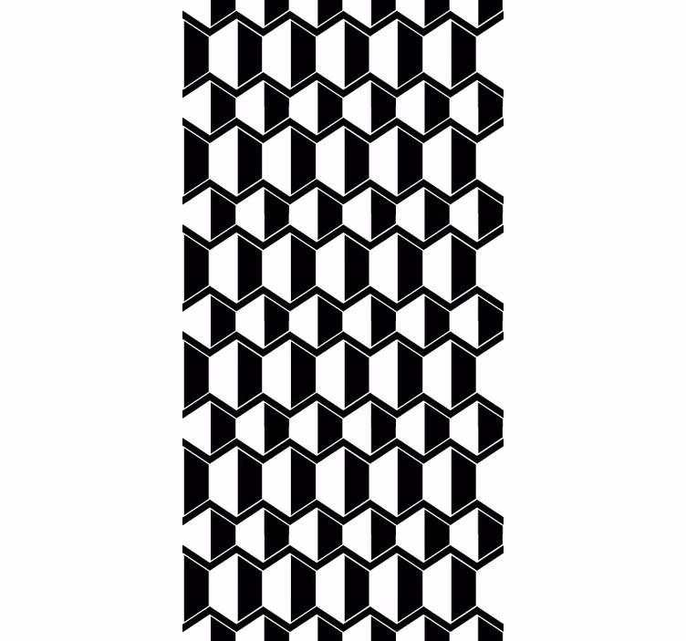 Geometric Monochrome Pattern other blind - TenStickers