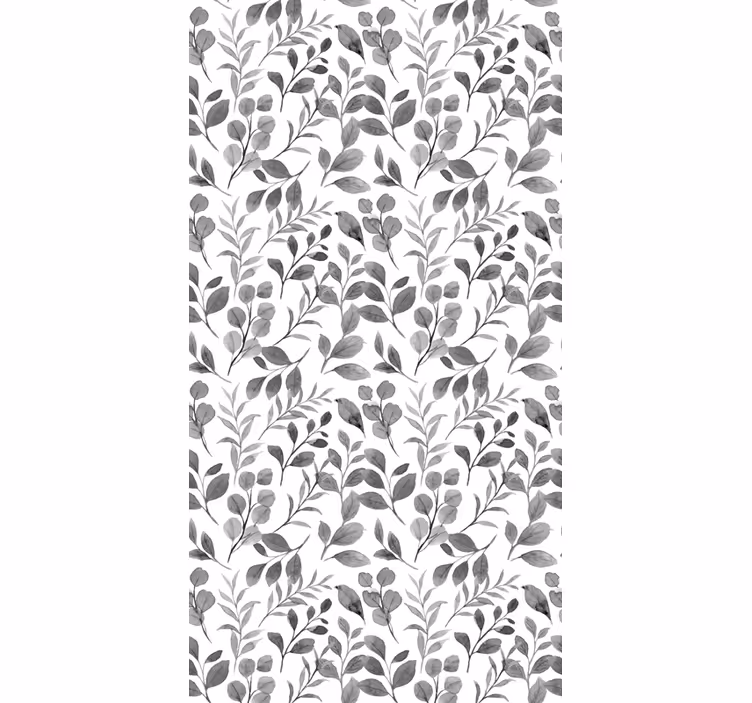 Leafy Botanical Pattern blind flowers - TenStickers
